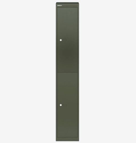 Two door metal locker