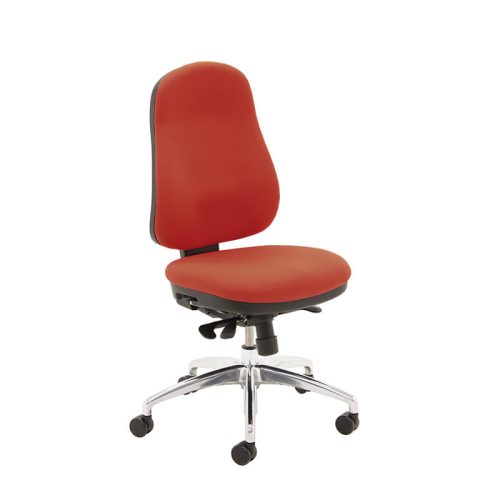 Orange task chair