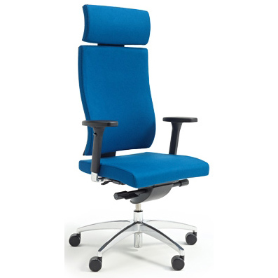 Blue executive chair