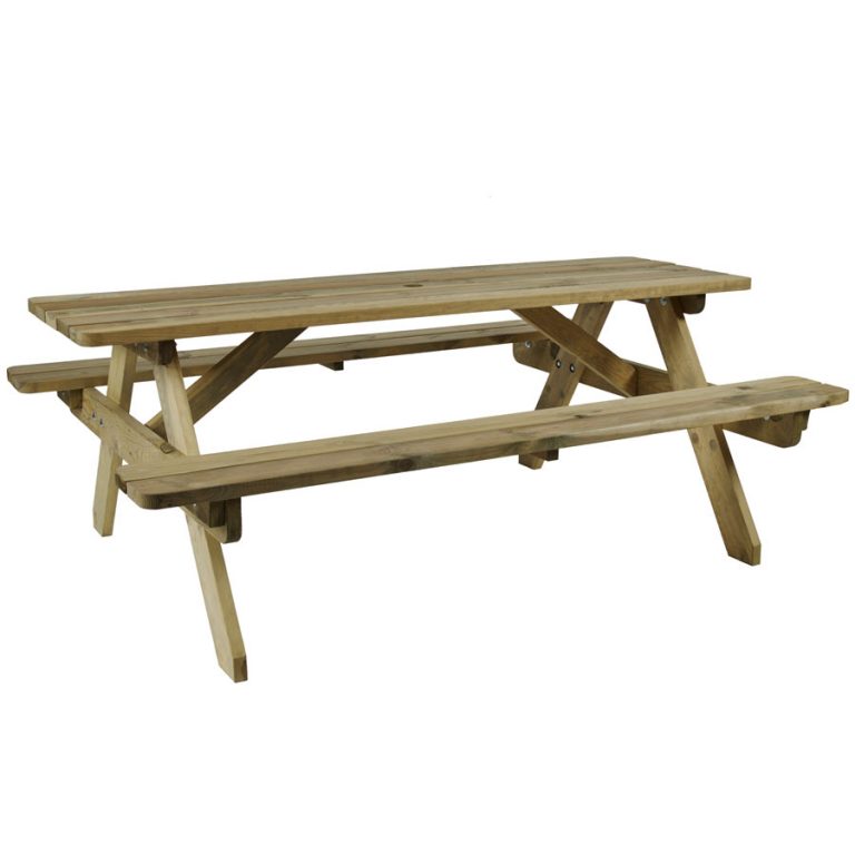 Hereford 6 seater picnic table