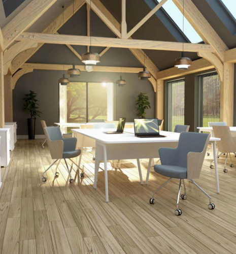 Heydon chairs around a meeting table