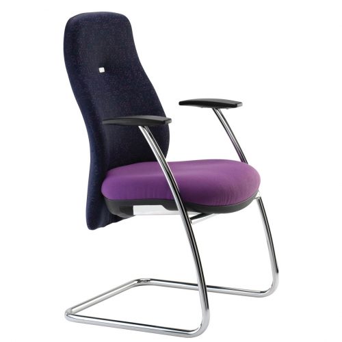 Purple meeting chair