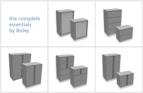 Bisley Essentials office storage range