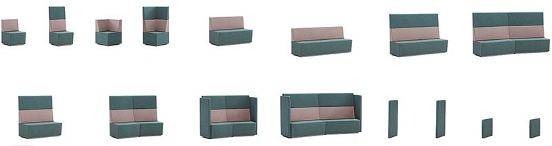 Office Booth Seating Modules