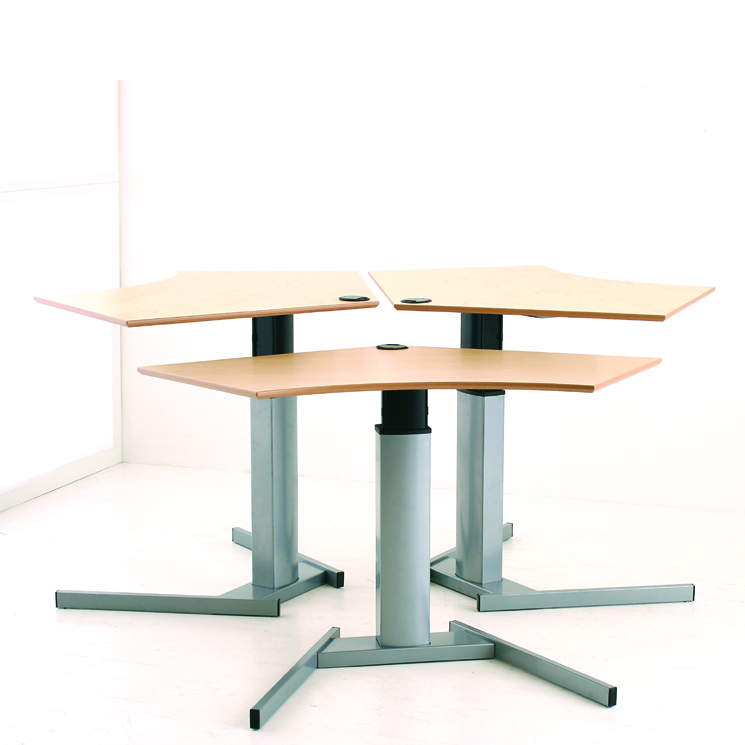Group of Conset Sit-Stand Desks