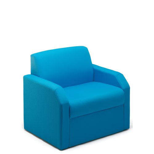 Blue modular seating