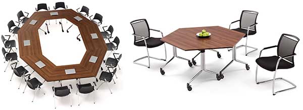 Modular training & conference tables