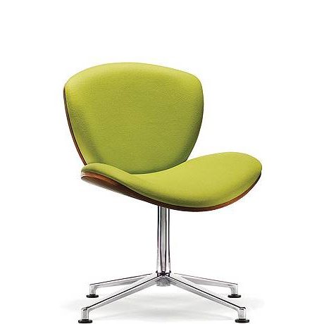 Lime green swivel chair