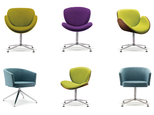 Swivel meeting chairs