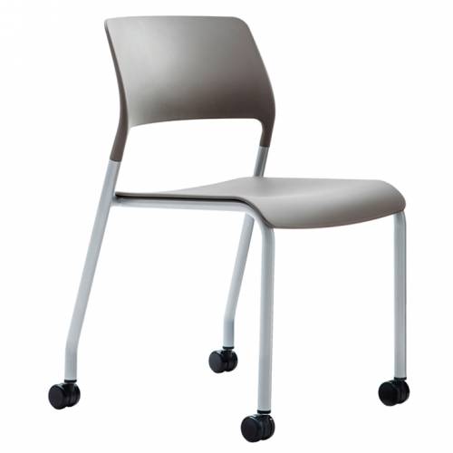 Grey office chair with castors